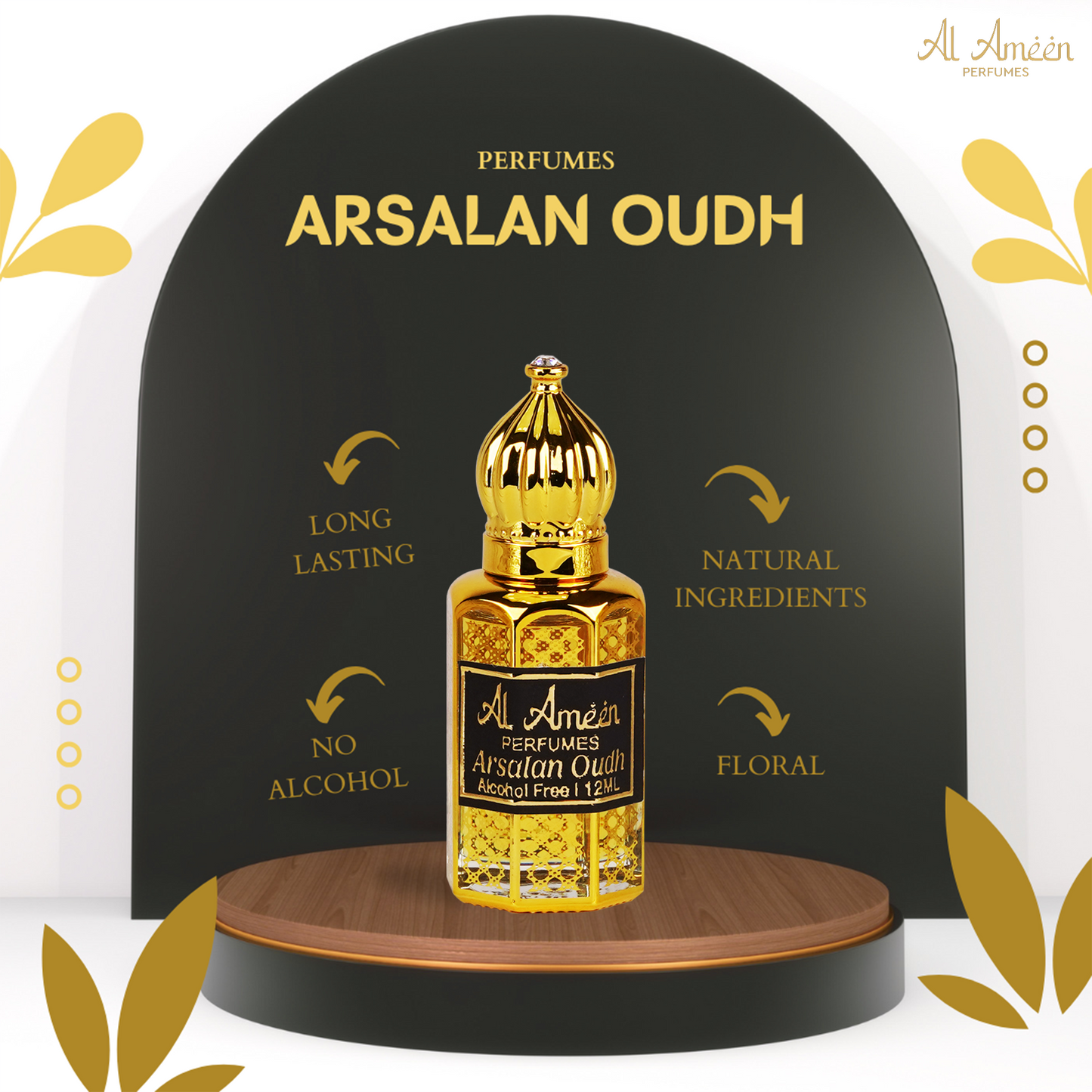 Arsalan Oudh Premium Attar 12ML