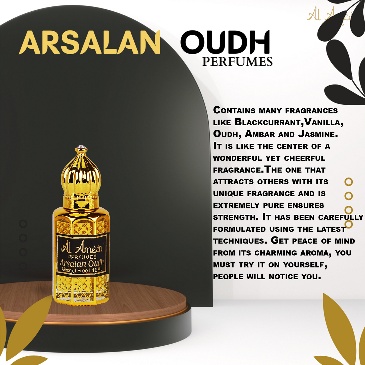 Arsalan Oudh Premium Attar 12ML