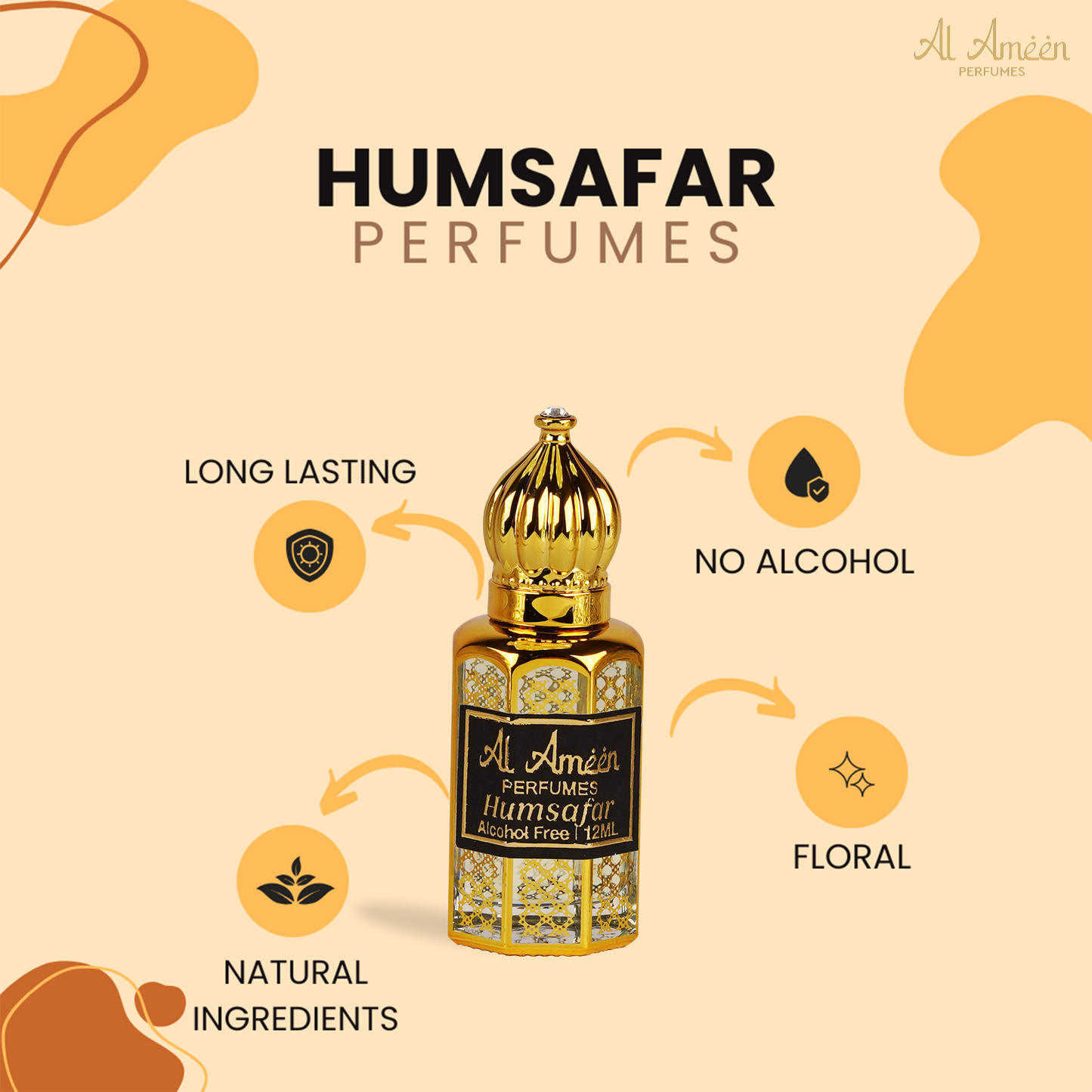 Humsafar Luxury Attar Perfume 12ML