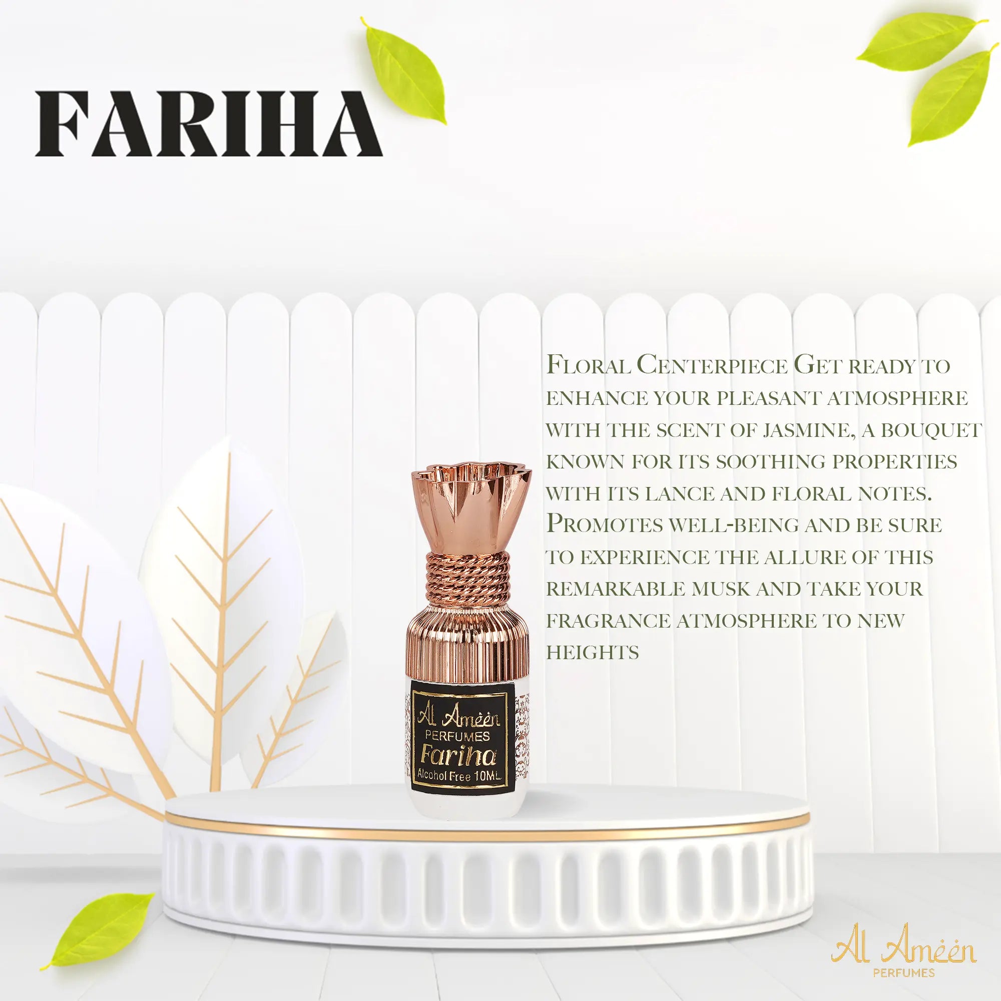 Fariha Luxury Attar Perfume for Men – 10ML Al Ameen Perfumes