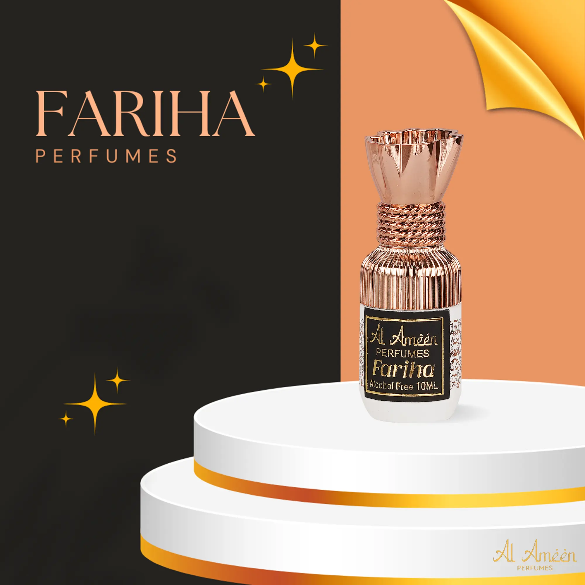 Fariha Luxury Attar Perfume for Men – 10ML Al Ameen Perfumes