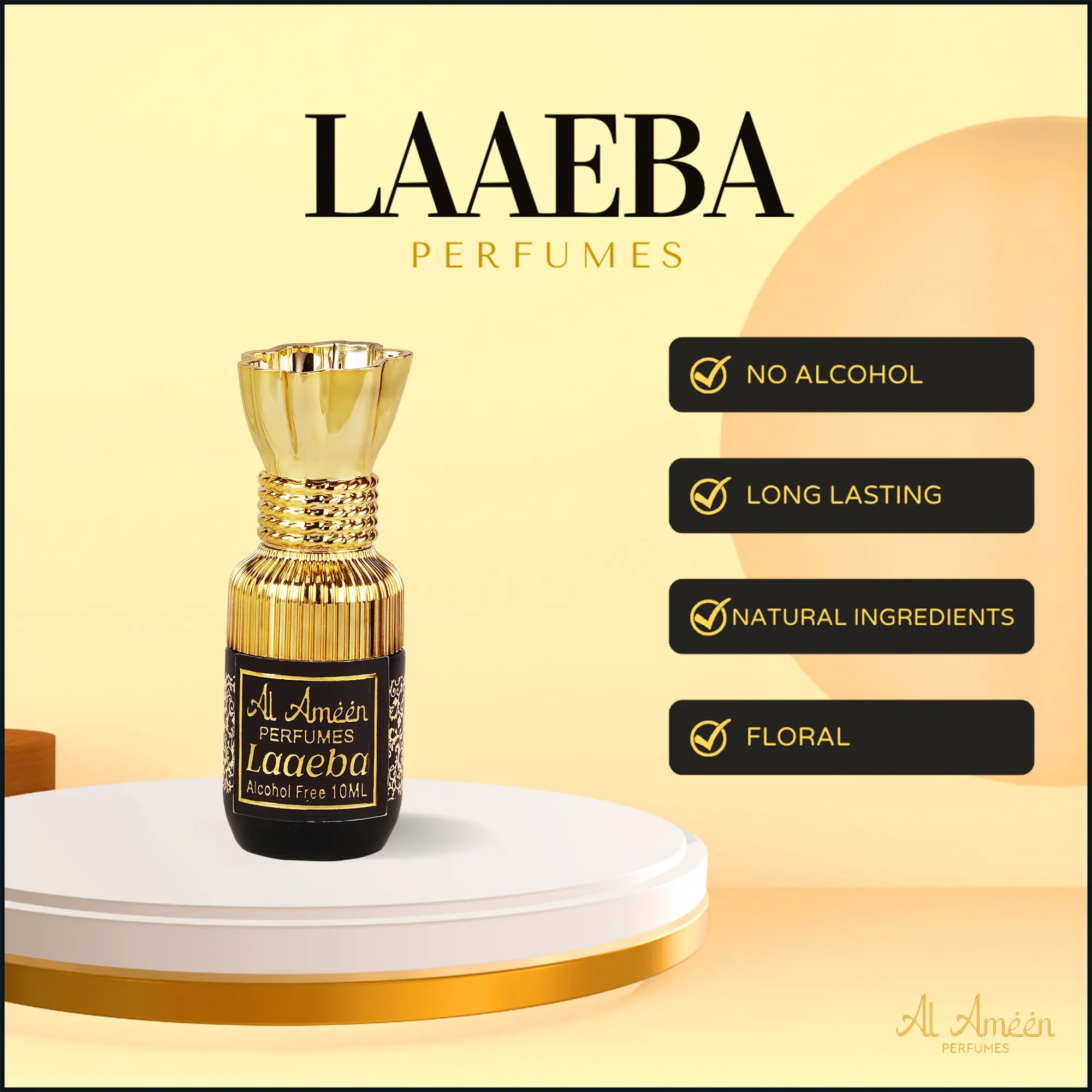 Laaeba Luxury Attar Perfume for Men – 10ML Al Ameen Perfumes