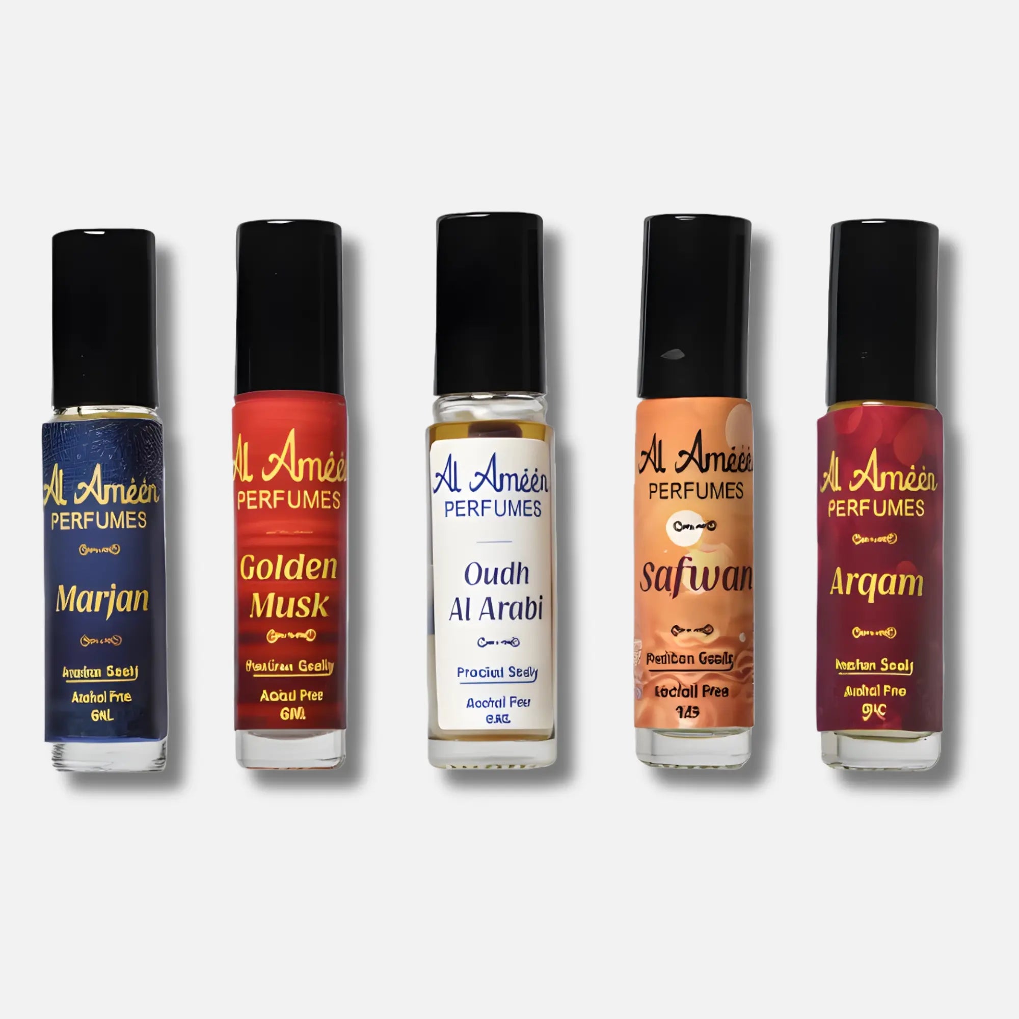 Luxury Attar Gift Set For Men – 5 × 6ml Al Ameen Perfumes