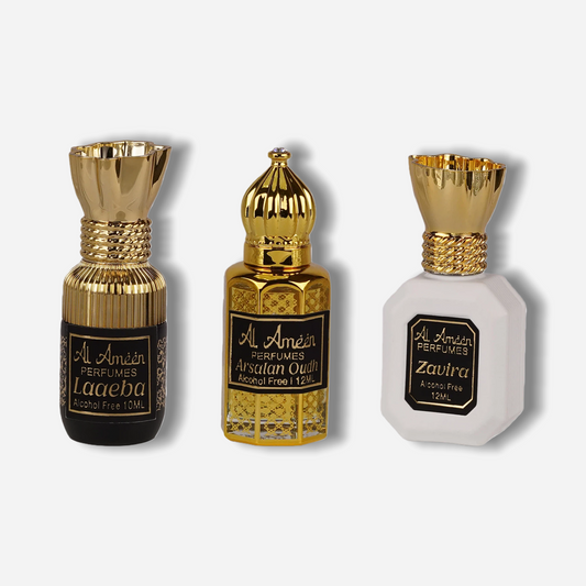 Laaeba, Arsalan Oudh & Zavira Luxury Attar Perfume Combo — 34ML