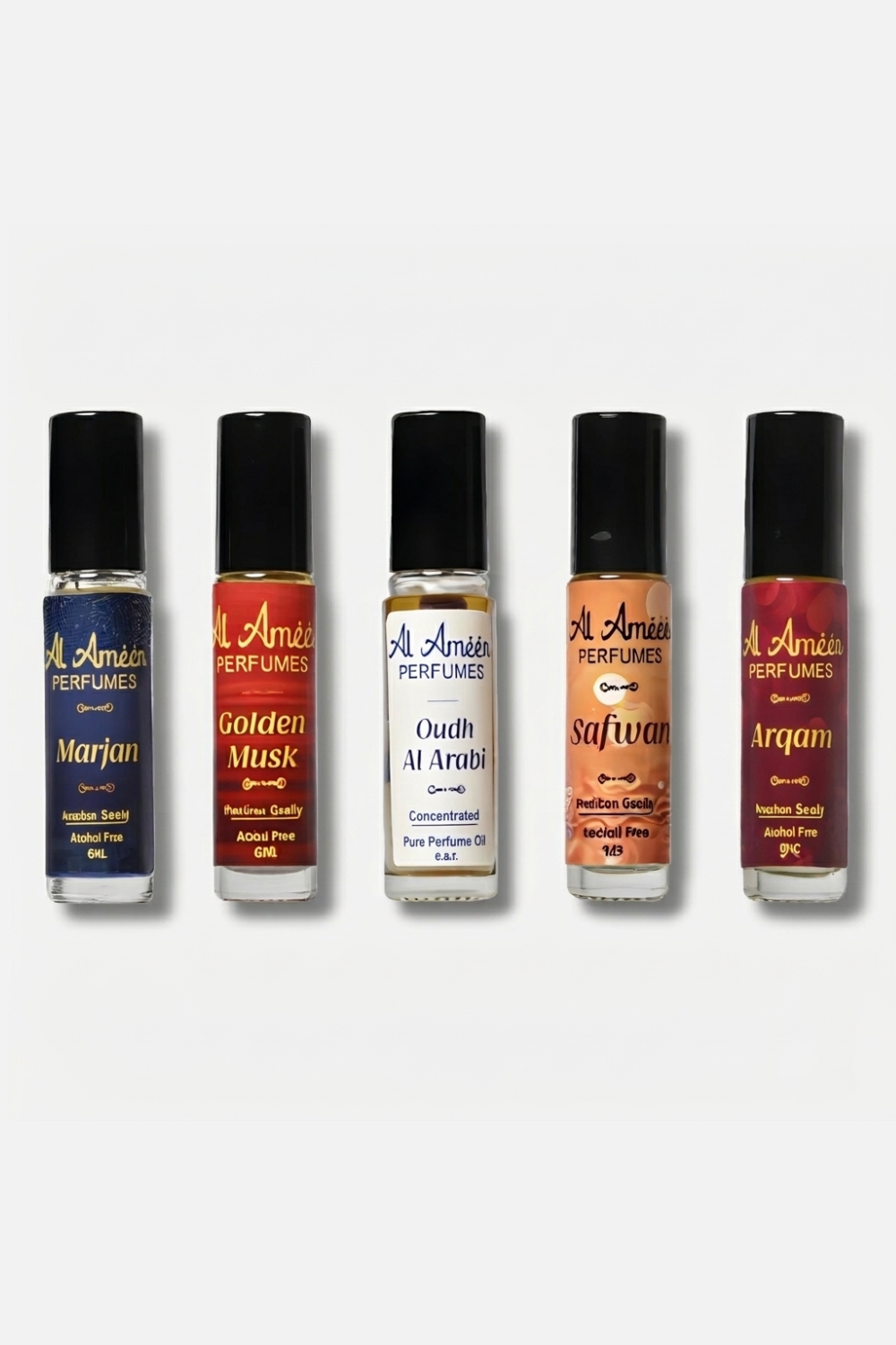 Luxury Attar Gift Set For Men – 5 × 6ml Al Ameen Perfumes