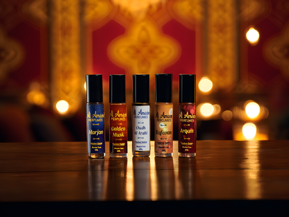Majestic 5-Piece Luxury Attar Perfume Collection 6ML Each