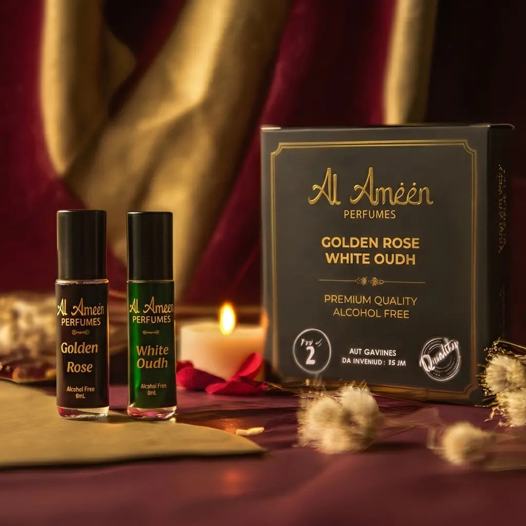 Luxury Attar Gift Set For Men – 2 × 6ML Al Ameen Perfumes