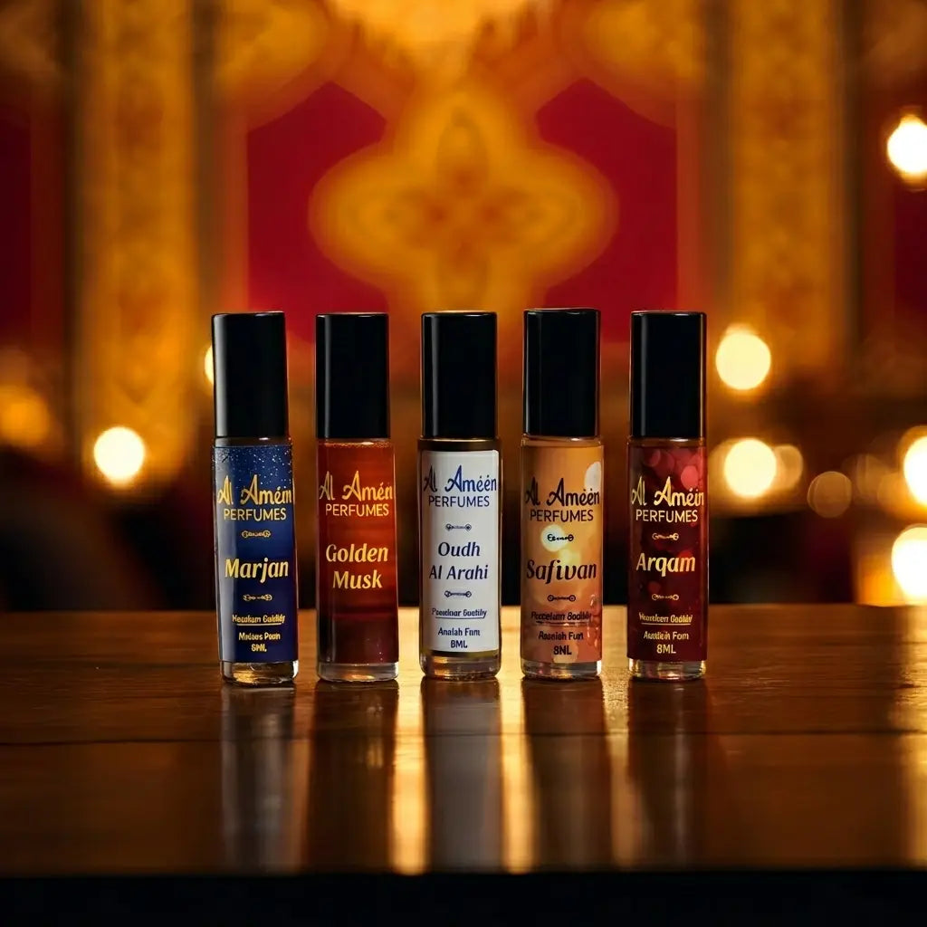 Luxury Attar Gift Set For Men – 5 × 6ml Al Ameen Perfumes